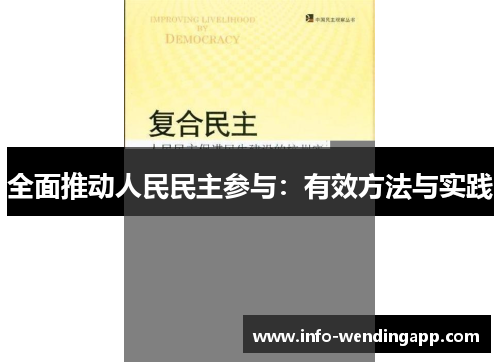 全面推动人民民主参与：有效方法与实践